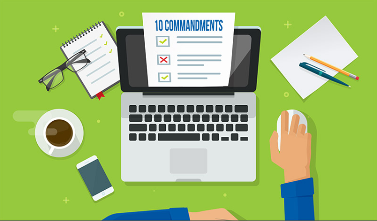 10 COMMANDMENTS OF WORDPRESS