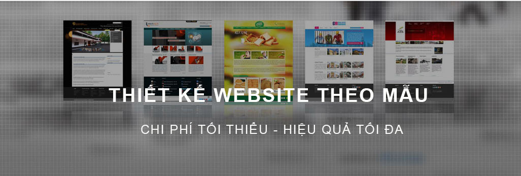 Thiết kế website theo mẫu