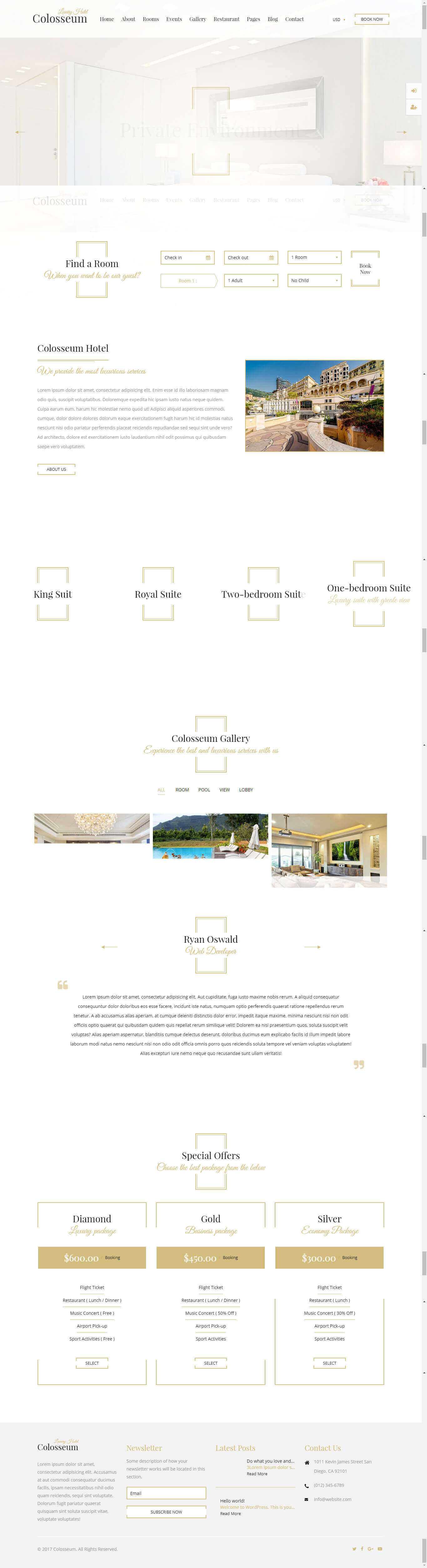 Thiết kế website resort Anh Minh