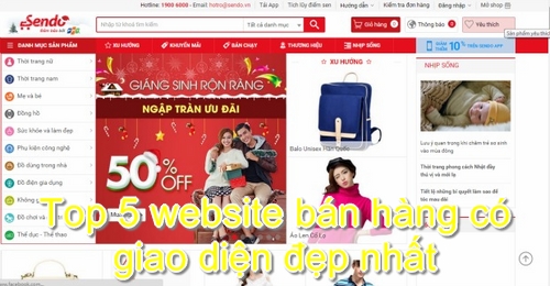 Website bán hàng Sendo