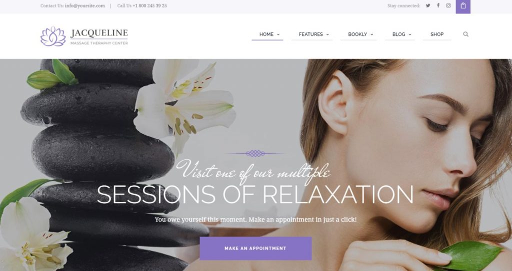 Theme Spa WordPress Jacqueline