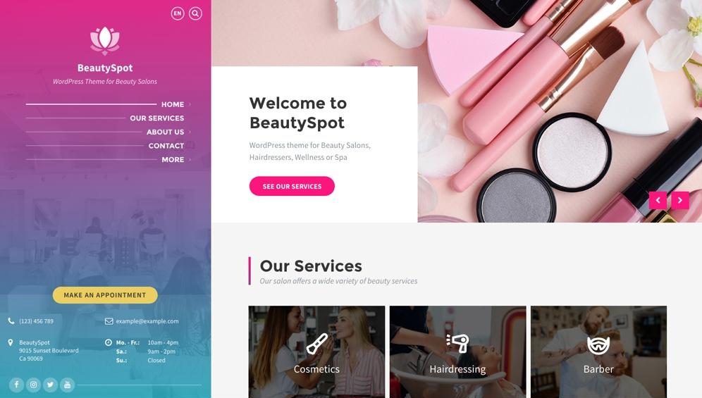 WordPress Beauty Spot