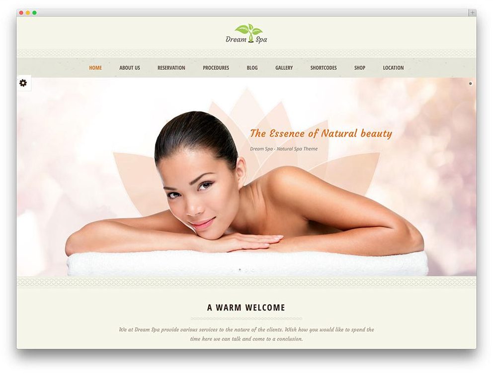 theme spa dream spa