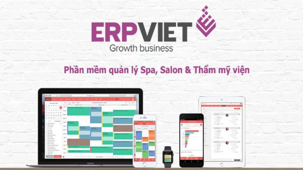 Ứng dụng quản lý chi tiết spa ERPLite